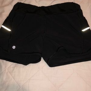 athleta kids shorts!! black!! size 12